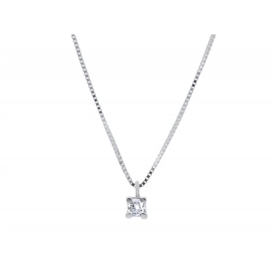 Collana Salvatore Arzani in Oro bianco Diamante 0.08 Ct 11-GRIFFG 1DADC - 11-GRIFFG 1DADC
